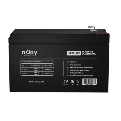 nJoy HR09122F VRLA AGM 12 V