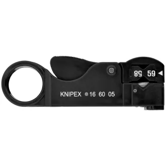 Knipex 16 60 05 csupaszoló Fekete