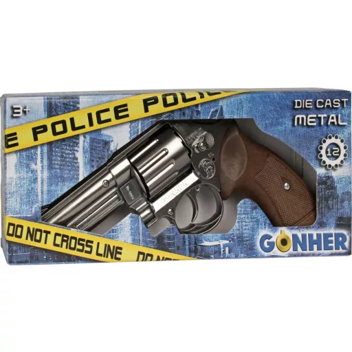 Gonher Metal police revo lver 8 rounds