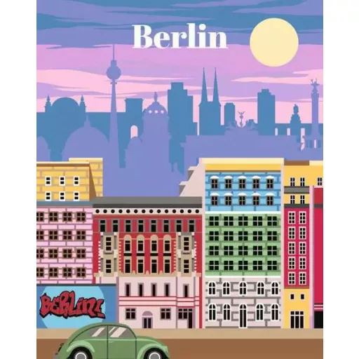 Ravensburger 25521 színező oldal és könyv Számok szerinti színező készlet