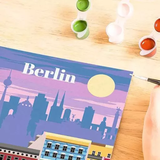 Ravensburger 25521 színező oldal és könyv Számok szerinti színező készlet