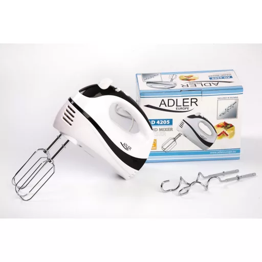 Adler AD 4205 Kézi mixer 300 W Fekete, Fehér