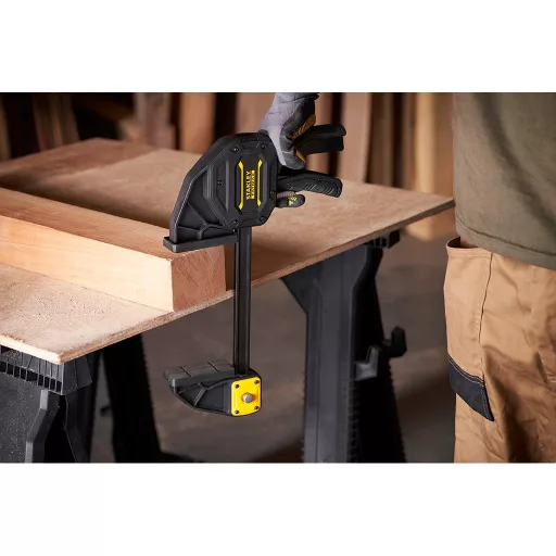 Stanley FATMAX XL Gyorsszorító satu 60 cm Fekete, Sárga