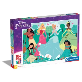   Clementoni Supercolor Disney Princess Kirakós játék 104 db Rajzfilmek