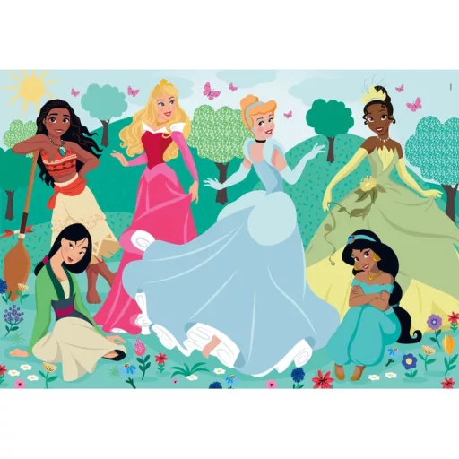 Clementoni Supercolor Disney Princess Kirakós játék 104 db Rajzfilmek