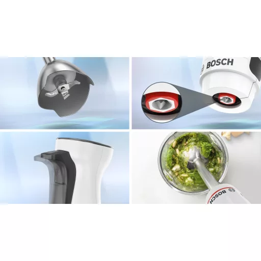 Bosch Serie 4 MSM4W210 turmixgép 0,6 L Merülő mixer 600 W Fekete, Fehér