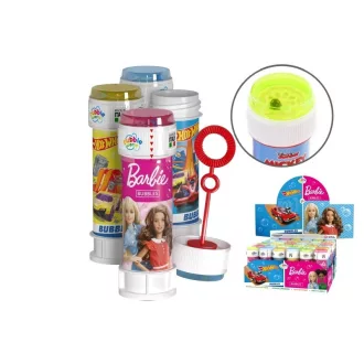 Soap bubbles 60 ml display 36 pcs Mattel Barbie-Hot Wheels