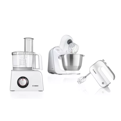 Bosch MFQ4080 mixer Kézi mixer 500 W Ezüst, Fehér