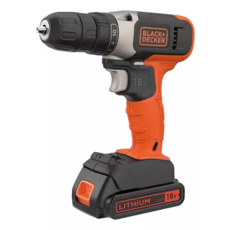   Black & Decker BCD001C1-QW fúrógép Kulcsnélküli Fekete, Vörös