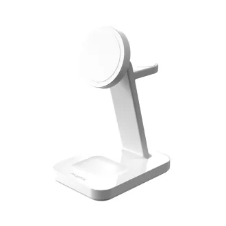   mophie Snap+ 3-in-1 Wireless Charge Stand Headset, Okostelefon, Okosóra Fehér USB Vezeték nélkül tölthető Gyorstöltés Beltéri
