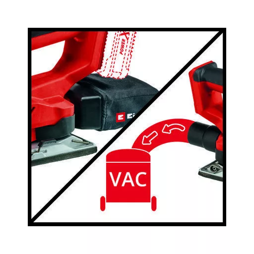 Einhell TE-OS 18/230 Li Solo Lapcsiszoló 11000 RPM 22000 OPM Fekete, Vörös