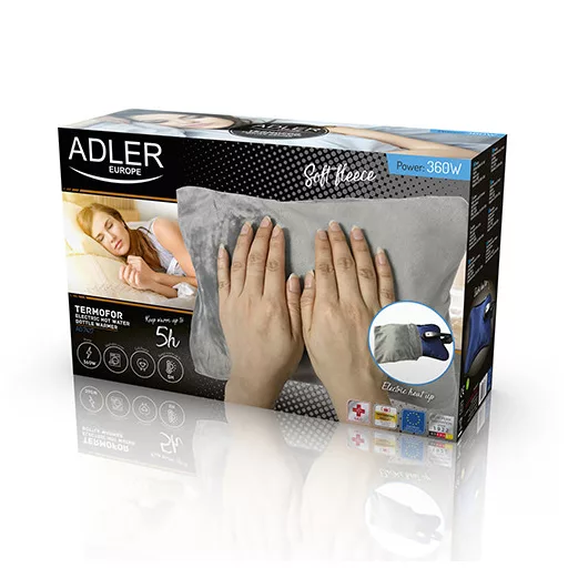 Adler AD 7427 elektromos melegvizes palack 360 W Kék