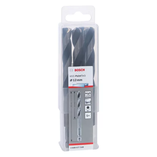 Bosch 2 608 577 549 fúrószár Csavart hornyú menetfúró 5 db