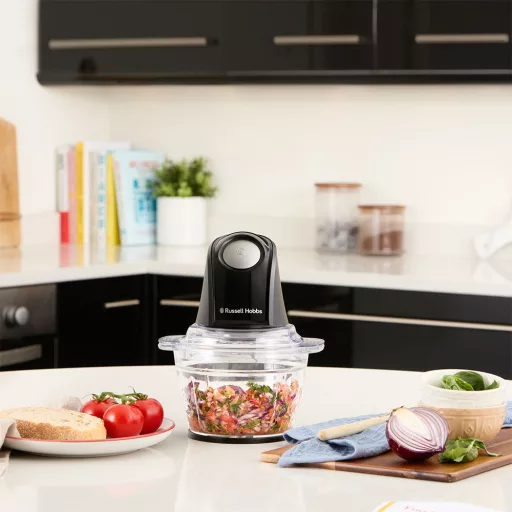 Russell Hobbs 27131-56 konyhai aprítógép 0,5 L 200 W Faszén, Átlátszó
