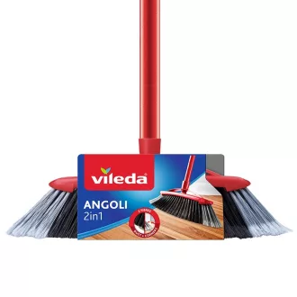   Vileda 4023103105126 seprű Beltéri Kemény sörte Fekete, Szürke, Vörös