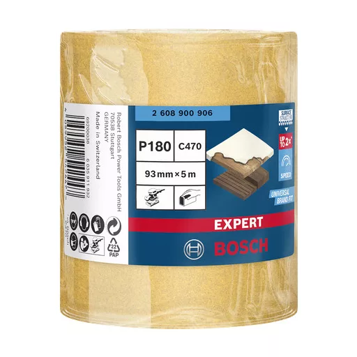 Bosch Expert C470 Csiszolótekercs Finomszemcsés P180 1 db