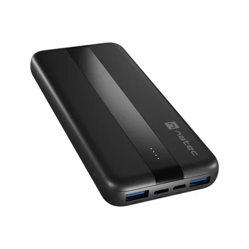 NATEC TREVI SLIM Q V2 Lítium-polimer (LiPo) 10000 mAh Fekete