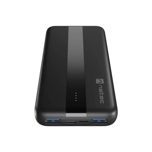 NATEC TREVI SLIM Q V2 Lítium-polimer (LiPo) 10000 mAh Fekete