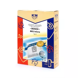 Vacuum bags 4 pcs. 1 filter B02/micro