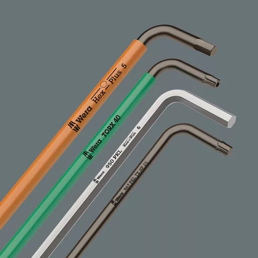 Wera 950/9 Hex-Plus 6 L alakú imbuszkulcs Metrikus 9 db