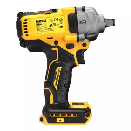 DeWALT DCF891NT-XJ motoros csavarhúzó és ütvecsavarozó Sárga
