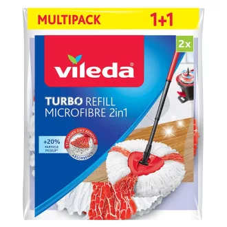  Vileda 4023103198227 felmosó tartozék Felmosófej Vörös, Fehér