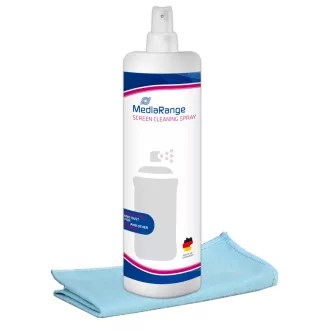   MediaRange MR721 kelléktisztító készlet LCD/TFT/plazma Berendezéstisztító nedves/száraz törlőruhák és folyadék 250 ml