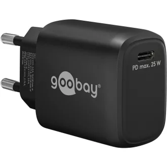   Goobay 65367 mobiltelefon töltő Laptop, Okostelefon, Táblagép Fekete Váltakozó áram Beltéri