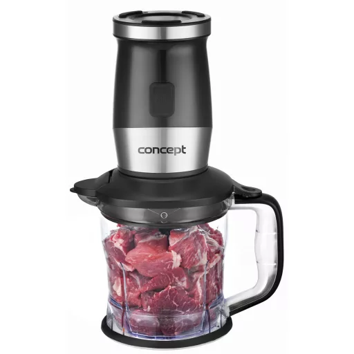 Concept SM3390 turmixgép 1,2 L Merülő mixer 700 W Fekete, Rozsdamentes acél