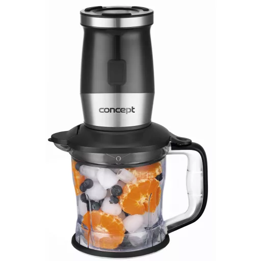 Concept SM3390 turmixgép 1,2 L Merülő mixer 700 W Fekete, Rozsdamentes acél