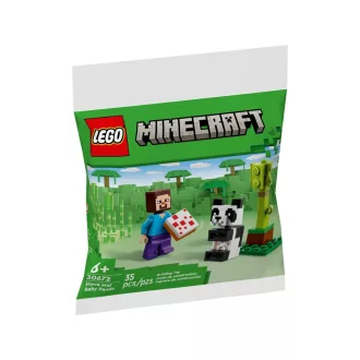 30672 Minecraft Steve mit Baby-Panda (Polybag)