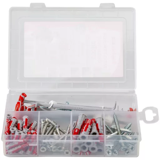 Fischer 540093 horgonycsavar és tipli 45 db Csavar és tipli készlet
