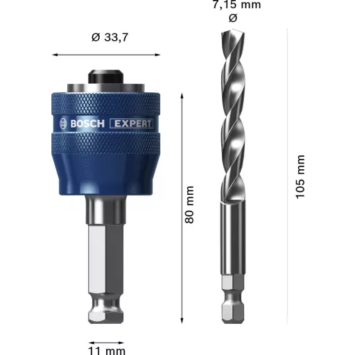 Bosch Expert 2 608 900 527 fúró adapter tartozék Lyukfűrész adapter