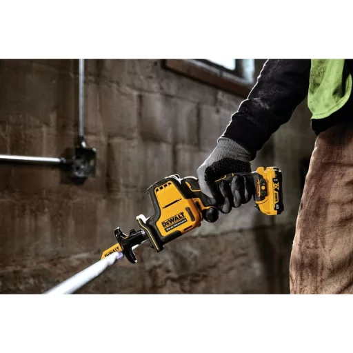 DeWALT DCS312D2-QW szablyafűrész 2800 spm Fekete, Sárga