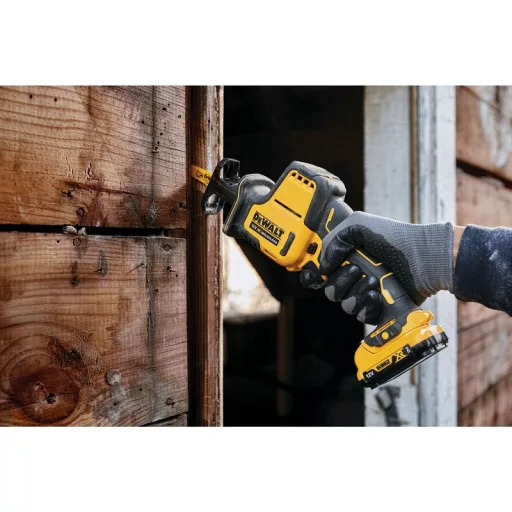 DeWALT DCS312D2-QW szablyafűrész 2800 spm Fekete, Sárga