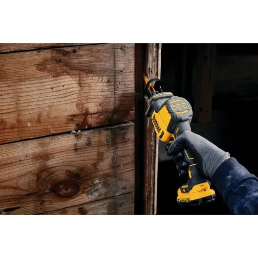 DeWALT DCS312D2-QW szablyafűrész 2800 spm Fekete, Sárga