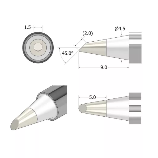 iFixit IF145-498-2 tartozék forrasztó pákához és állomáshoz 1 db Pákahegy