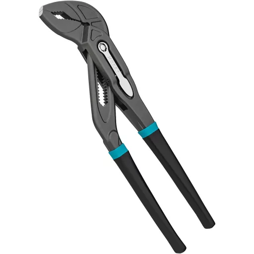 Universal- / Wasserpumpenzange 760-18, Rohr- / Wasserpumpen-Zange (schwarz/blau, 180mm, Schnellverstellung Tipp-/Step)