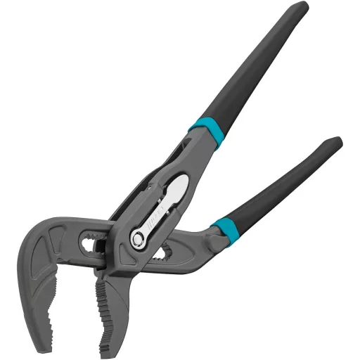 Universal- / Wasserpumpenzange 760-18, Rohr- / Wasserpumpen-Zange (schwarz/blau, 180mm, Schnellverstellung Tipp-/Step)