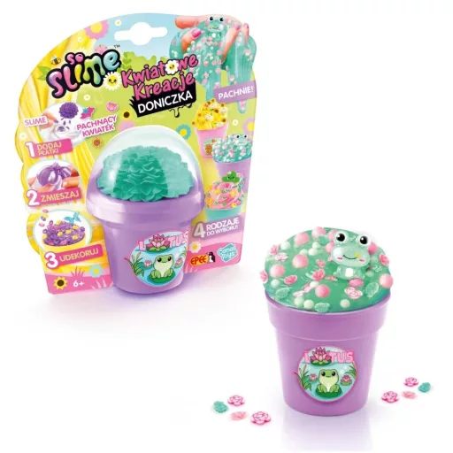 Creative set So Slime flowers Sunflower purple pot