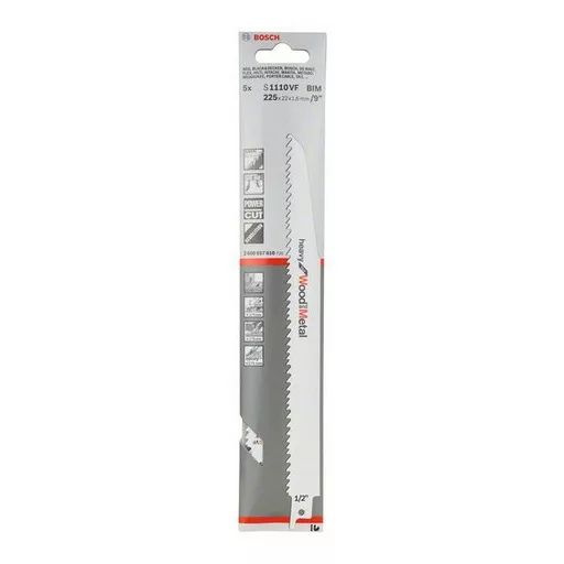 Bosch 2 608 657 610 lombfűrész, kanyarítófűrész és szablyafűrész lap Szablyafűrészlap Bimetál 1 db