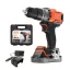 Black & Decker BCD383D1XK-QW fúrógép Narancssárga