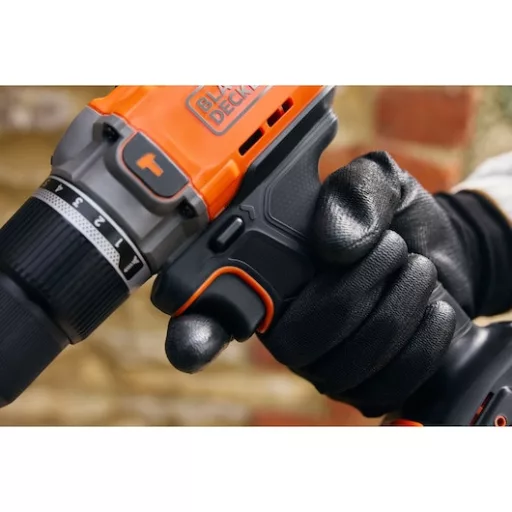 Black & Decker BCD383D1XK-QW fúrógép Narancssárga