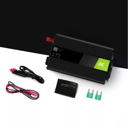 Green Cell INV04DE áramátalakító és inverter Univerzális 500 W Fekete