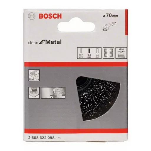 Bosch 2 608 622 098 korongkefe és fazékkefe Csiszoló ecset 7,5 cm