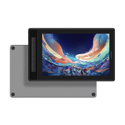 HUION Kamvas Pro 13 (2.5K) digitális rajztábla Ezüst 5080 lpi 286,5 x 179 mm USB