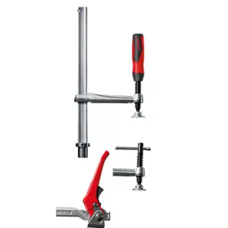   BESSEY TWV28-30-17H asztalos szorító 30 cm Fekete, Vörös, Rozsdamentes acél