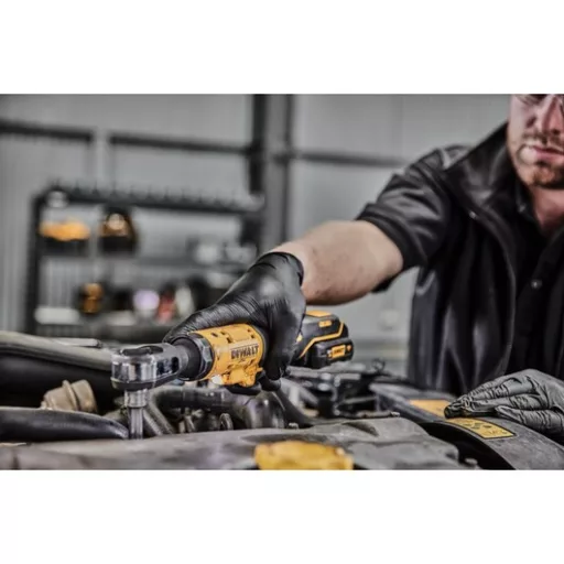 DeWALT DCF504L1G-QW motoros csavarkulcs 1/4" 250 RPM 54 Nm Fekete, Sárga 12 V