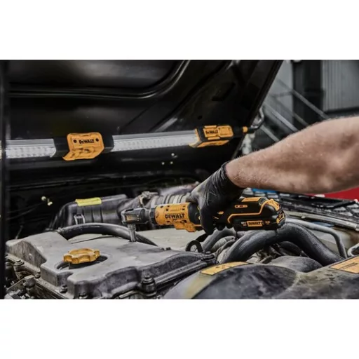 DeWALT DCF504L1G-QW motoros csavarkulcs 1/4" 250 RPM 54 Nm Fekete, Sárga 12 V