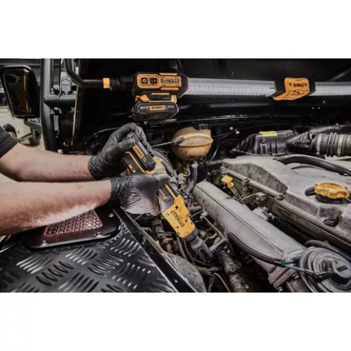 DeWALT DCF504L1G-QW motoros csavarkulcs 1/4" 250 RPM 54 Nm Fekete, Sárga 12 V